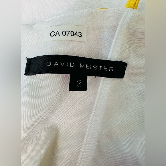 David Meister Satin Floral Spaghetti Strap Bodycon Rusched Mini Dress Size 2 - Picture 6 of 7